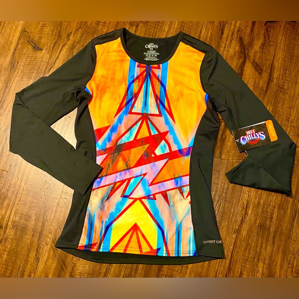 HOT CHILLYS Women's Micro-Elite Chamois Printed Crew